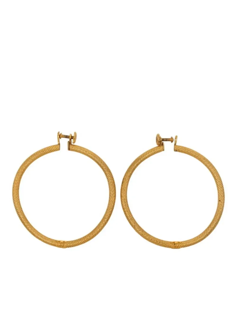Chanel Cc Logo Clip-On Earrings Metal #327610C67B